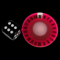 LITKO Universal Life Counter Game Dial 0-21 Fluorescent Pink