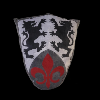 PillowFight Warriors - Soft Play - Medieval Fleur Shield