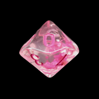 TDSO Encapsulated Flower Pink D10 Dice