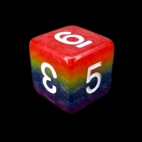 TDSO Layer Rainbow D6 Dice