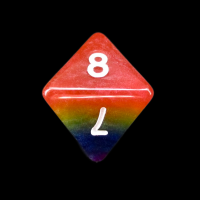 TDSO Layer Rainbow D8 Dice