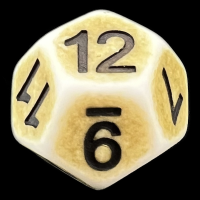 TDSO Opaque Antique Ghostly Green D12 Dice