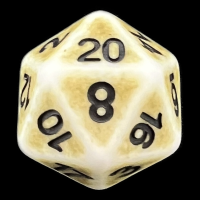TDSO Opaque Antique Ghostly Green D20 Dice