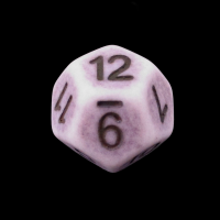 TDSO Opaque Antique Ghostly Purple D12 Dice