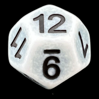 TDSO Opaque Antique Ghostly Teal D12 Dice