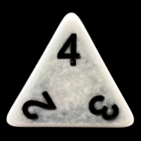 TDSO Opaque Antique Ghostly Teal D4 Dice