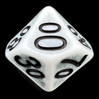 TDSO Opaque Antique Ghostly Teal Percentile Dice