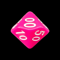 TDSO Opaque Pink Percentile Dice