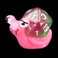 TDSO Snail Dice Stand / Holder Pink