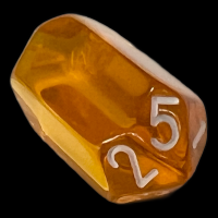 The Dice Lab Translucent Amber D5 Dice