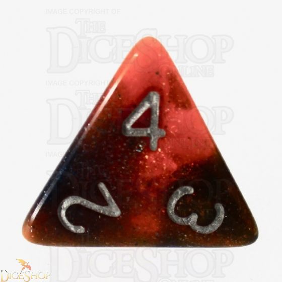 TDSO Glitter Red D4 Dice